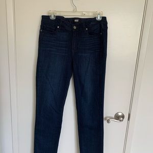 Paige Skyline Skinny in Georgie Women Jeans Sz 30 Dark Blue